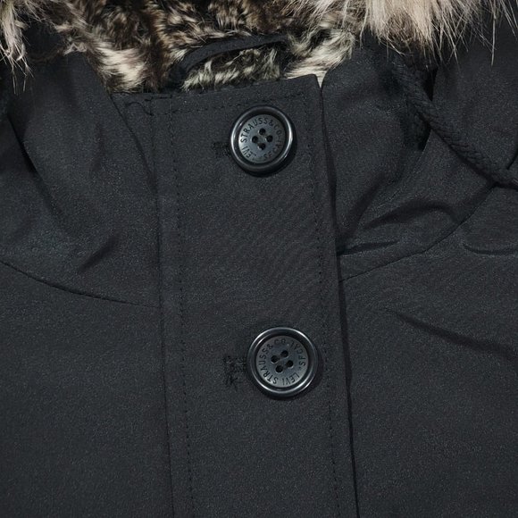 Levis Womens Faux Fur Lined Hooded Parka Jacket Sz 4X - Picture 4 of 10